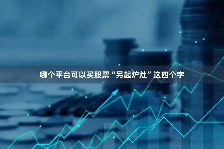 哪个平台可以买股票“另起炉灶”这四个字